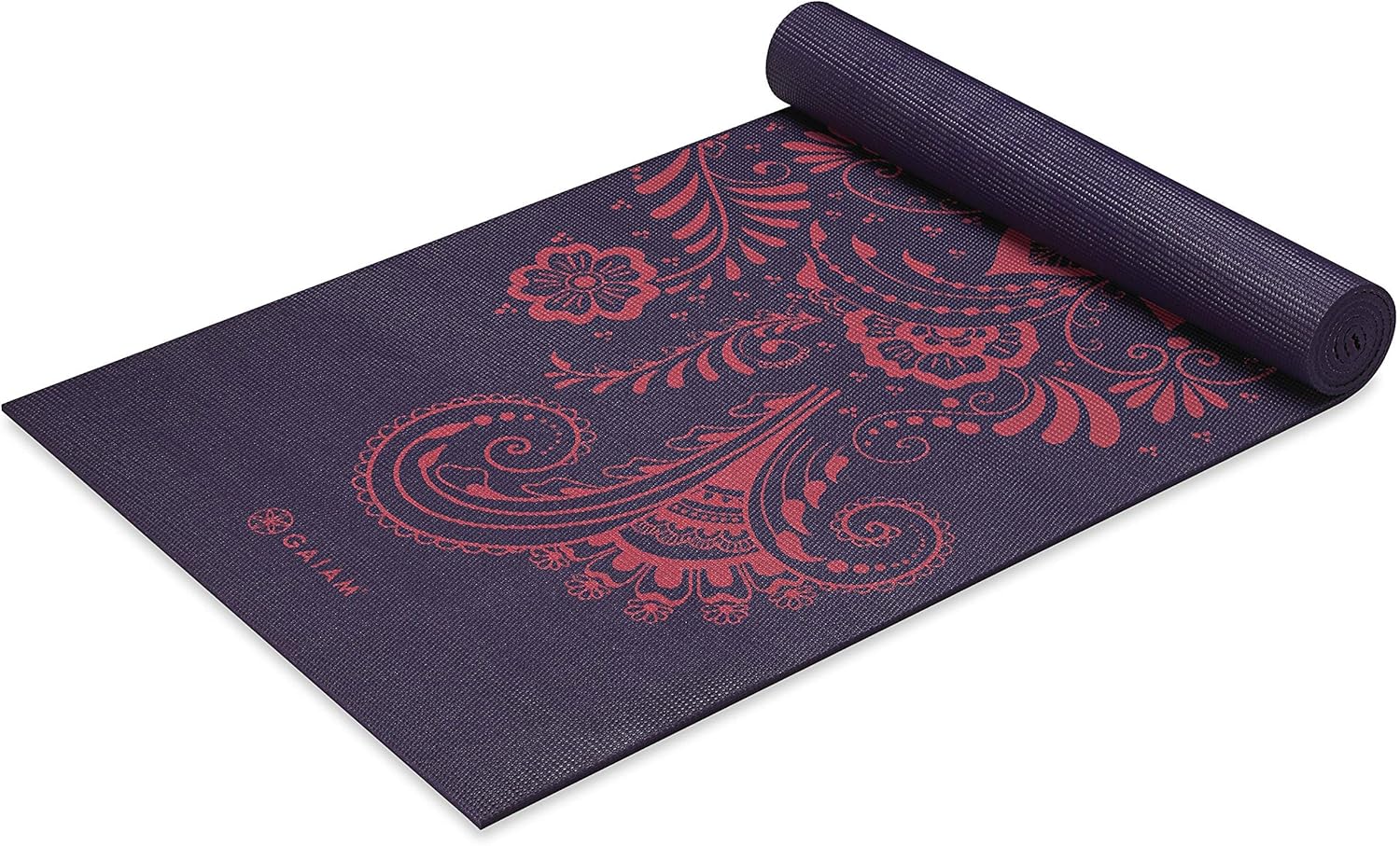 Gaiam Premium 6mm Yoga Mat - Non Slip for All Exercises