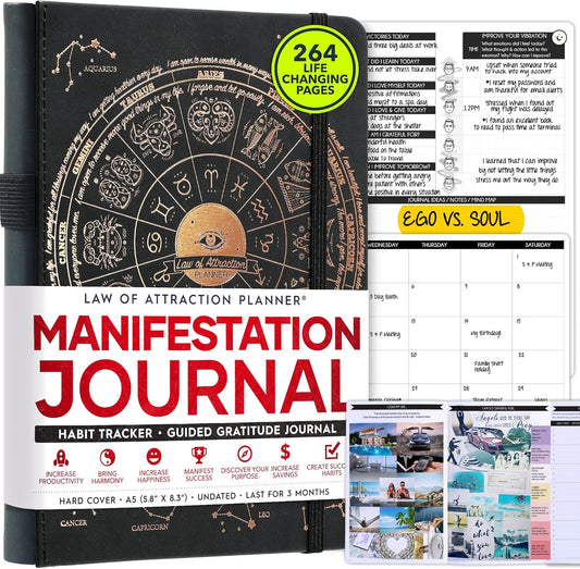 Manifestation Journal for Positivity, Affirmations & Gratitude