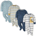 Gerber Baby Boys Footie Pajamas Set - 4 Pack