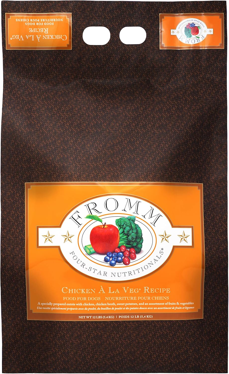 Fromm Four-Star Chicken A La Veg Dry Dog Food for All Breeds