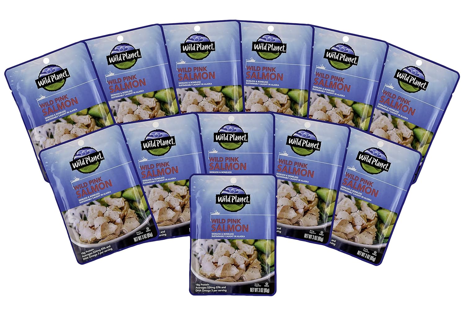 Wild Planet Wild Pink Salmon Pouch 3 Ounce 24 Count Review