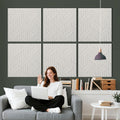 6 PCS Acoustic Panels for Sound Absorption and Stylish Decor