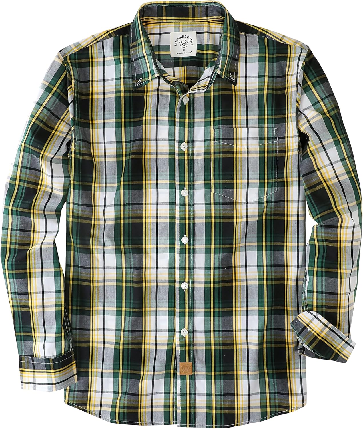 Dubinik Mens Long Sleeve Button Up Shirts for Casual Style