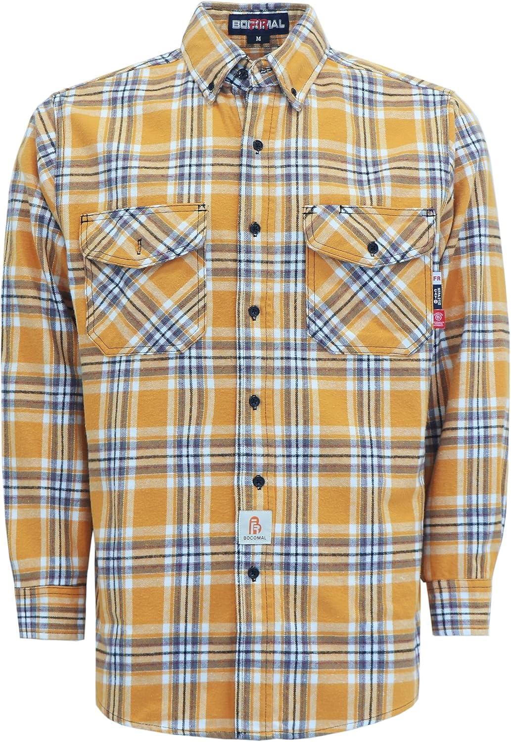 BOCOMAL FR Shirts for Men: Heavyweight Welding Jacket