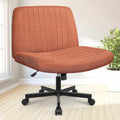 NEO CHAIR Criss Cross Armless Office Chair with Wheels - Wide Seat