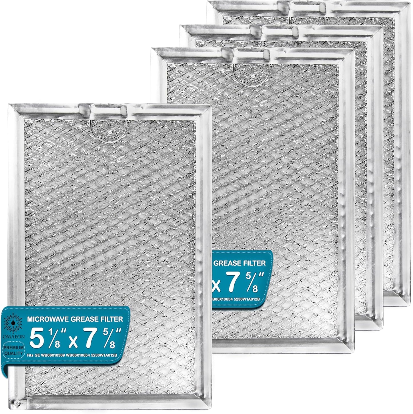Set of 4 GE Microwave Grease Filters - Keep Your Oven Clean!