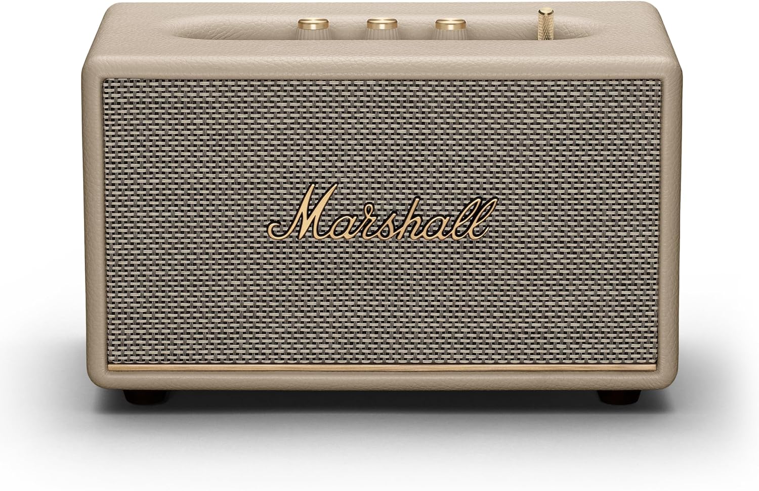 Marshall Acton III Cream Bluetooth Speaker: Bold Sound
