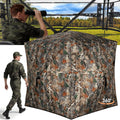 Hunting Blind with Carrying Bag 360 Degree See Through - Pop Up Ground