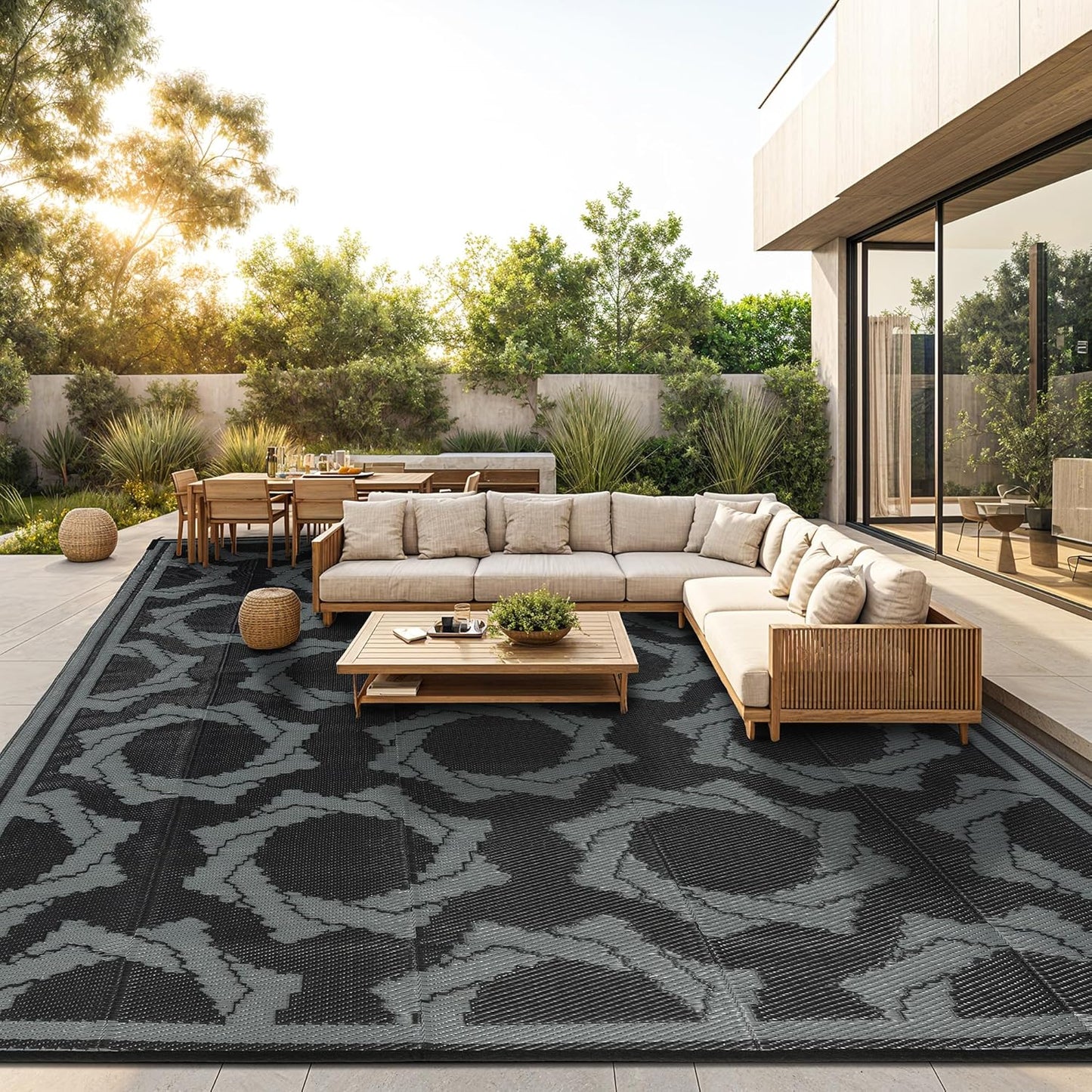 LBRO2M Waterproof Outdoor Rug 8X10 for Stylish Patios