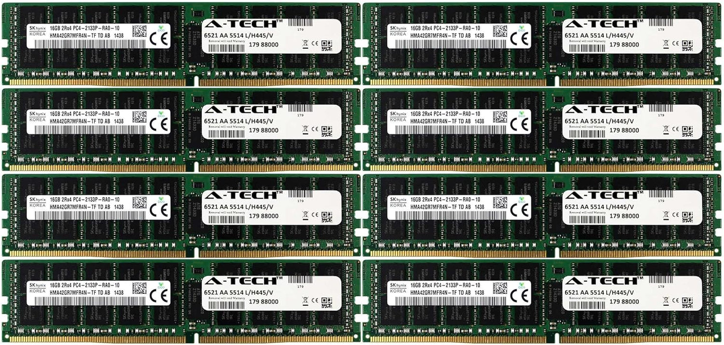 A-Tech Hynix IC DDR4 128GB Kit for PowerEdge R730xd R630 T630