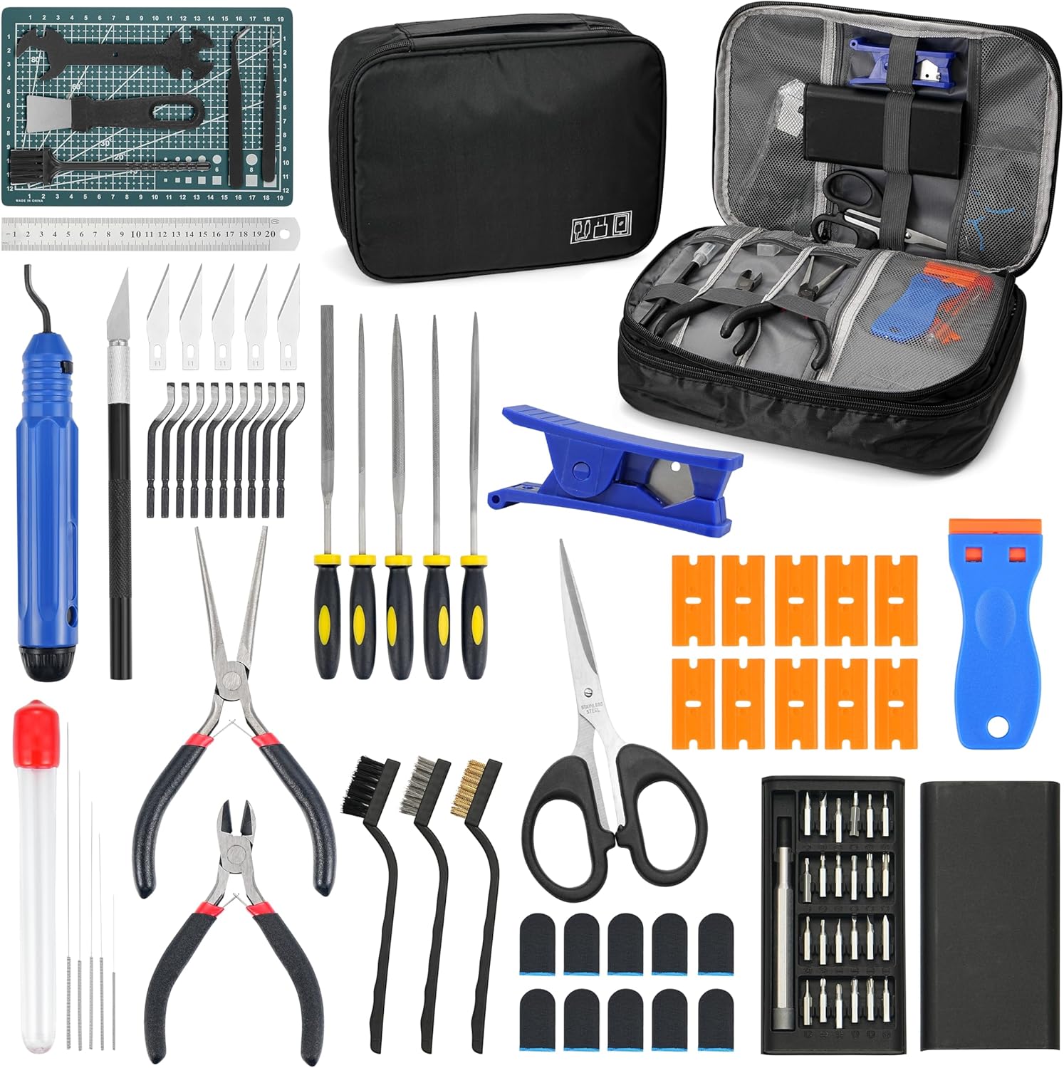 80-in-1 3D Printer Tools Kit for Enhanced Precision & Finishing