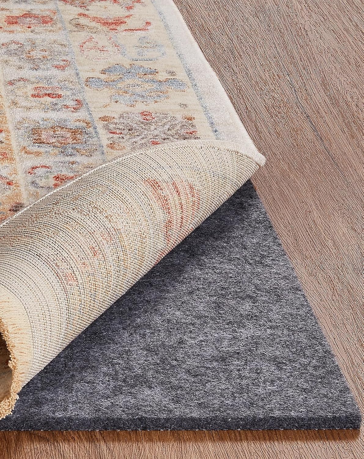 Veken Non Slip Cushioned Runner Rug Pad Gripper for Safety
