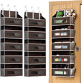 Over the Door 5-Tier Storage Organizer with 10 Mesh Pockets - Space