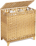Laundry Hamper 132L with 3 Removable Liner Bags (Natural)