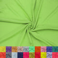 Green Apple Neon Rayon Spandex Jersey Fabric 60in Wide - 10 Yards