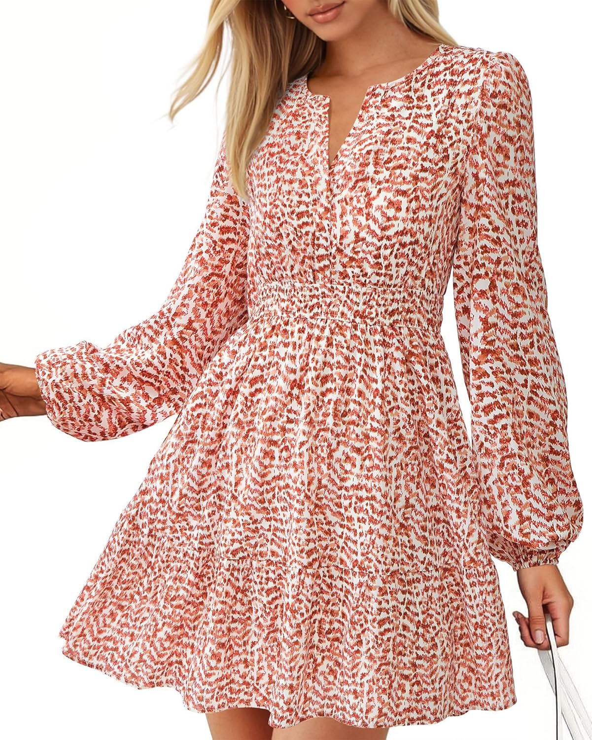 BTFBM Fall Dresses for Women Long Sleeve Mini Wedding Guest