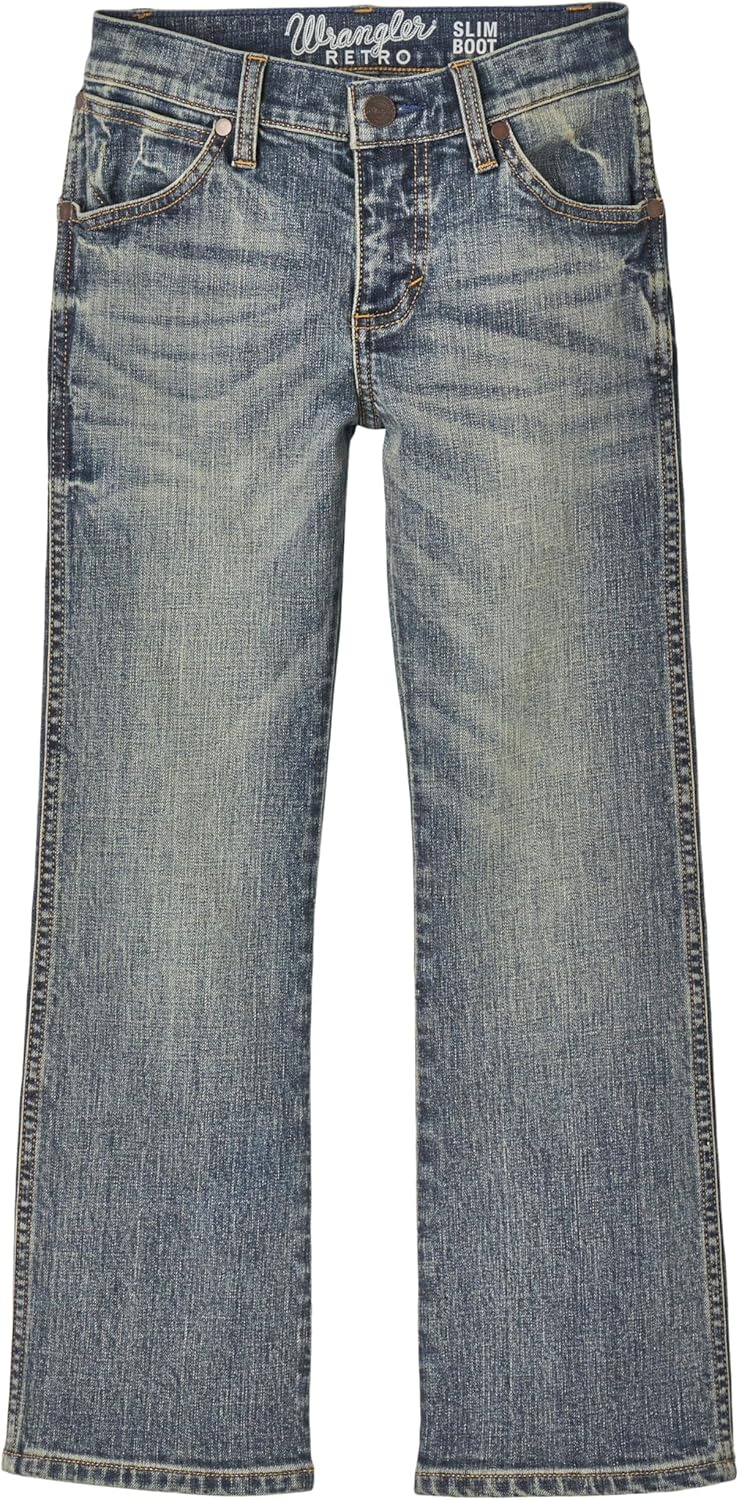 Wrangler Boy's Retro Falls City Jeans for Stylish Little Cowboys