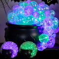 Color Changeable Cauldron Halloween Decoration - Light Up Bubbling Kit