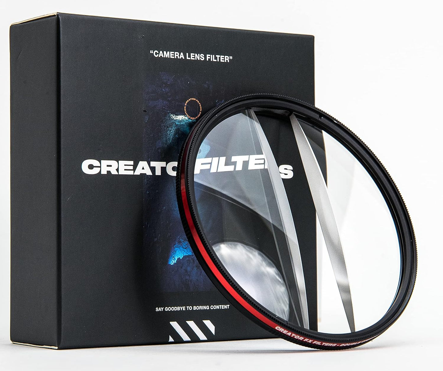 Double Glass Split Diopter Lens Filter for DSLR Cameras