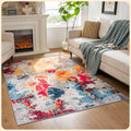 Istana 5x7 Area Rug - Foldable Washable Boho Rug for Living Room