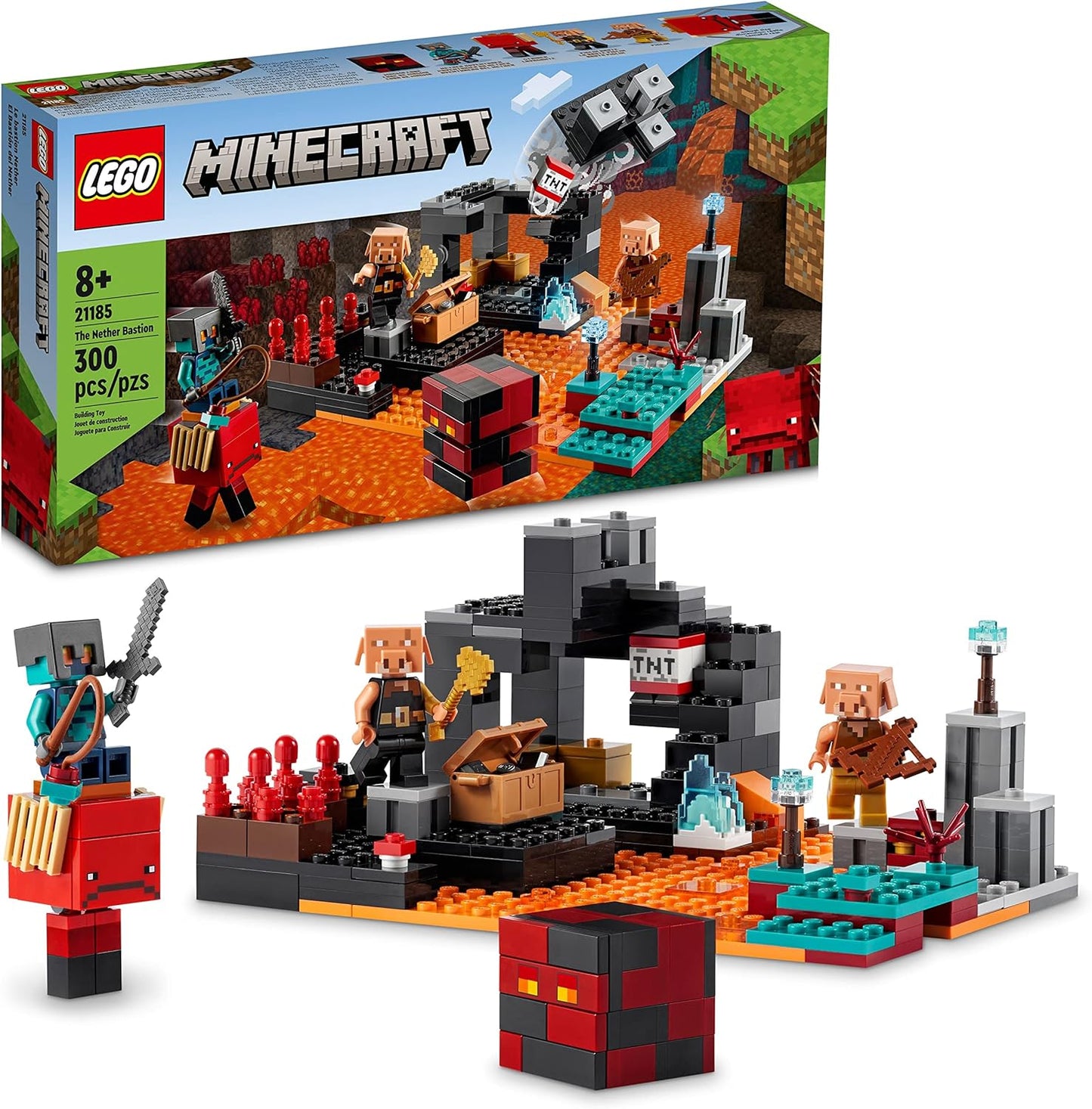 LEGO Minecraft The Nether Bastion Set for Epic Battle Action
