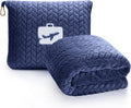 EverSnug 2 in 1 Travel Blanket Pillow for Ultimate Cozy Comfort