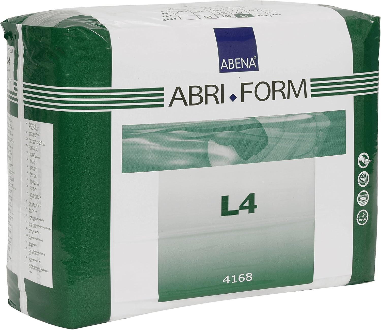Abena Abri-Form Comfort Plastic-Backed Briefs for Optimal Fit