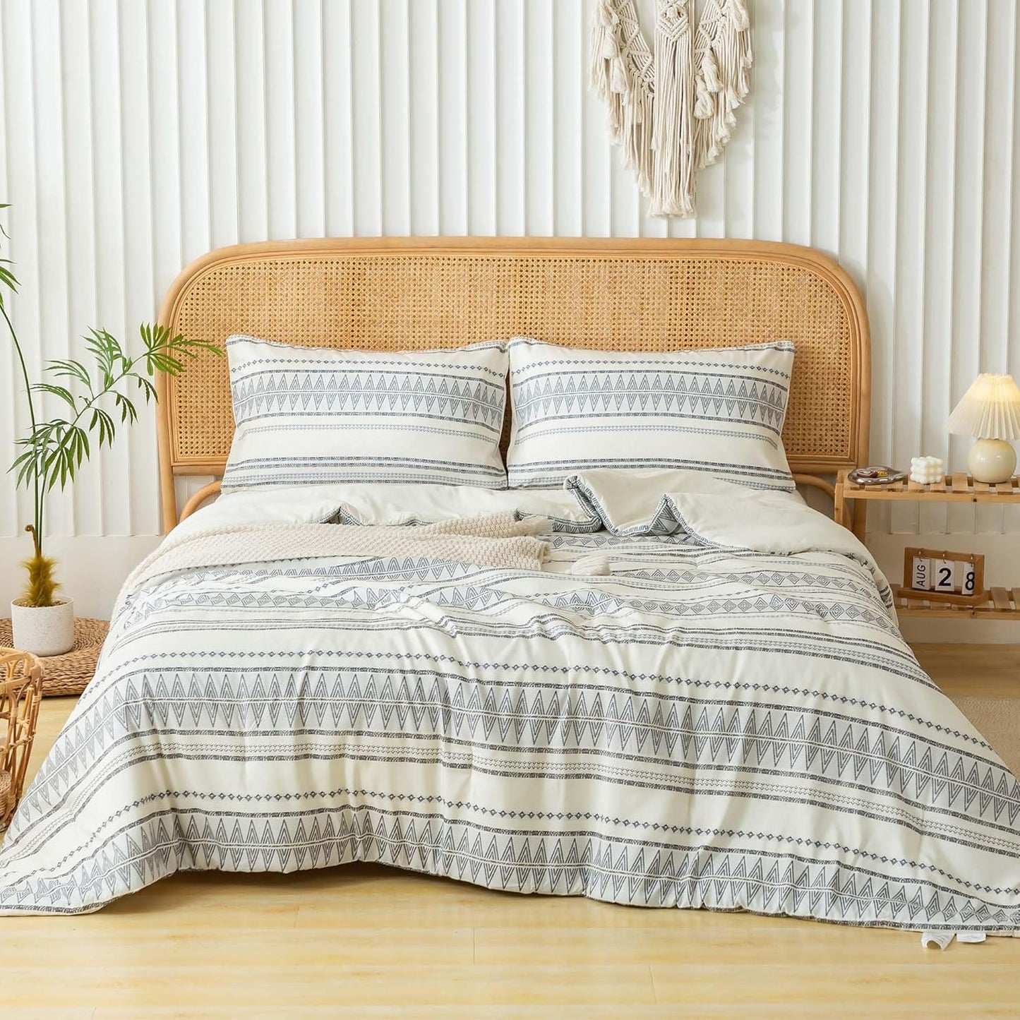 COTTEBED Twin Beige Ultra Soft Lightweight Microfiber Comforter Set