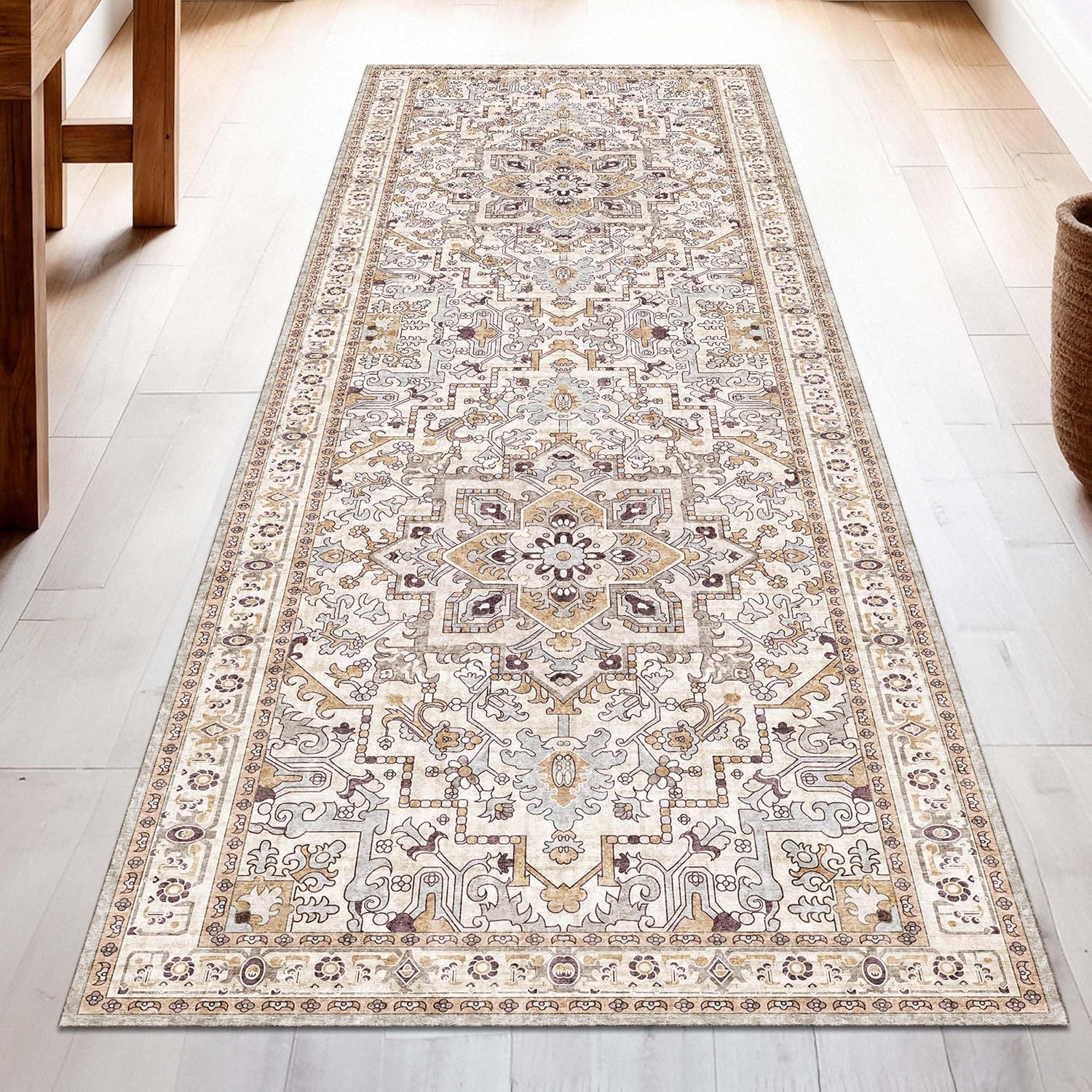 Washable Runner Rug 2x6 | Non Slip Rug Runners for Home