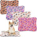 4 Pack Ultra Soft Dog Cat Bed Mat for Small Animals Cozy Use