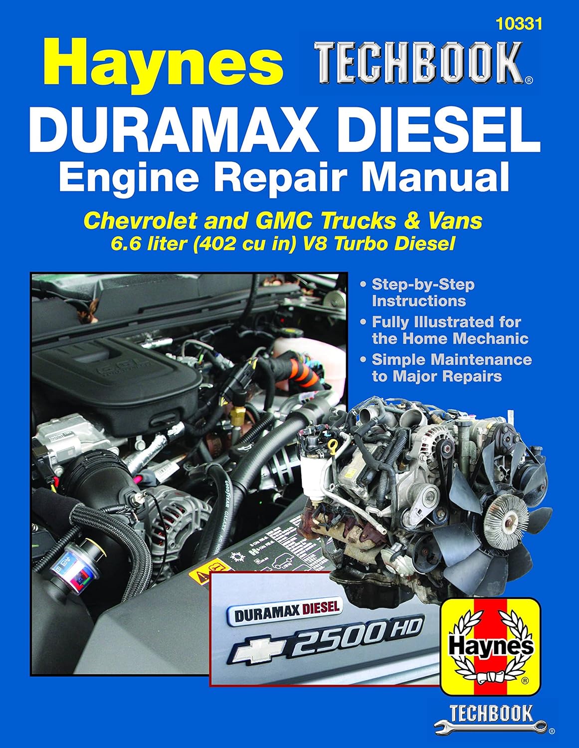 Duramax Diesel Engine Repair Manual for 2001-2019 Trucks & Vans