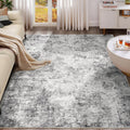 9x12 Area Rug for Living Room - Soft Washable Neutral Design