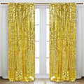 Gold Payette Sequin Backdrop 4x10 ft - Shimmering Photo Curtain