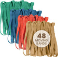 kitchentoolz 48 Pack Mover Bands Extra Large Rubber Bands - Secure