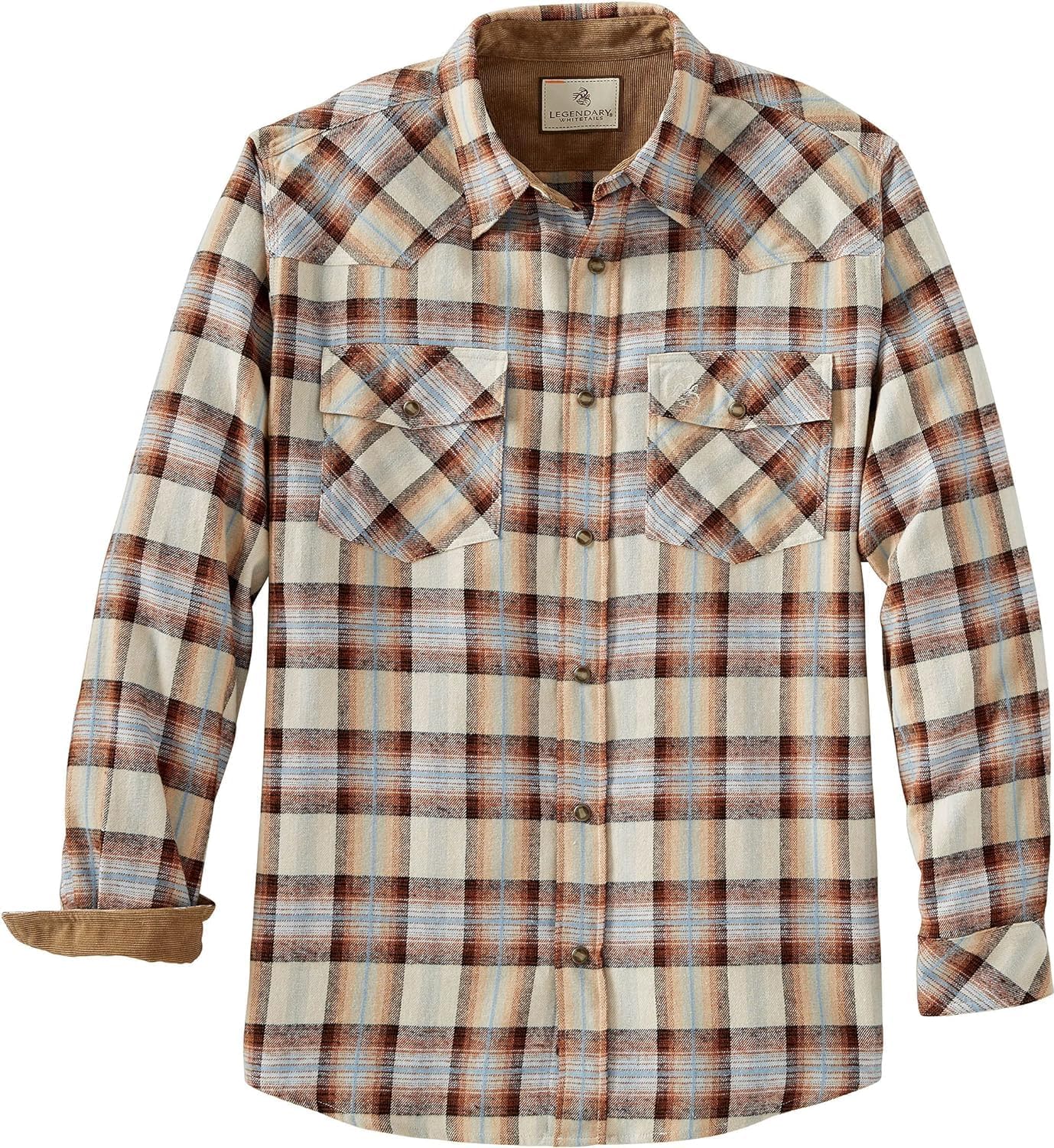 Legendary Whitetails Men's Western Flannel Shirt for Comfort