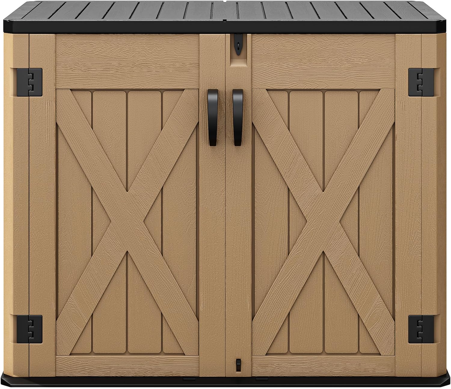 DWVO Outdoor Storage Shed for Garden Tools and Bikes, 35 Cu Ft