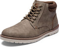 Vostey Men's Hiking Boots Casual Faux Leather Ankle Boots