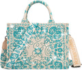 Sparkly Paisley Tote Bag Top Handle Satchel - Chic Carryall