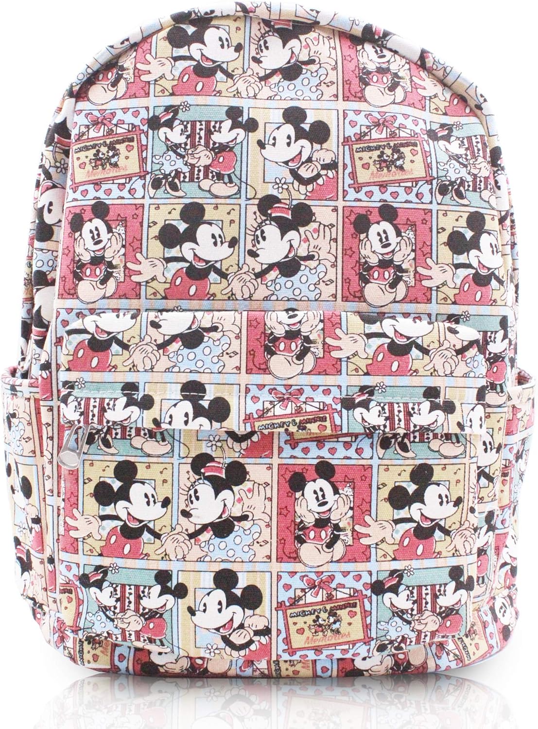Mickey Minnie Comic Style Canvas Backpack by Finex
