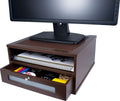 Victor Monitor Riser B1175 Mocha Brown - Raised Desk Storage Booster