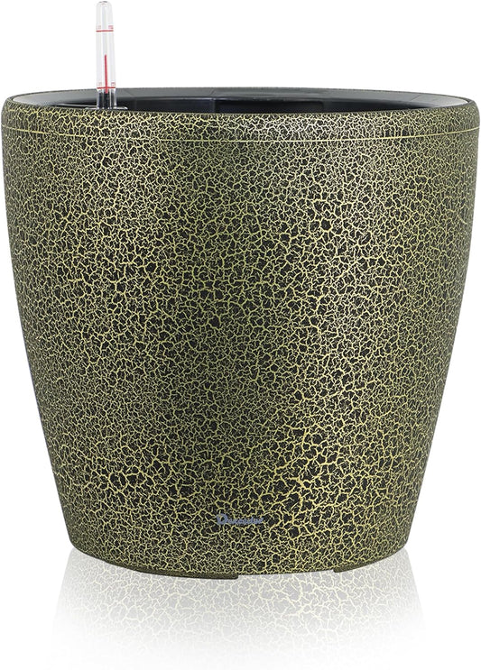 Dexceder 15x14 Self Watering Planter with Wheels for Indoor Use