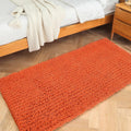 FLOLEOPA Soft Plush Microfiber Bath Rug - Absorbent, Non-Skid (31x59