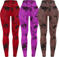 Tie Dye Seamless High Waisted Workout Leggings - Scrunch Butt Lift use