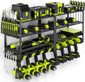 POKIPO Heavy Duty Drill Holder - Ultimate Garage Organizer