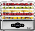 Magic Mill Food Dehydrator Machine | 5-Tray Stainless Steel - Quiet