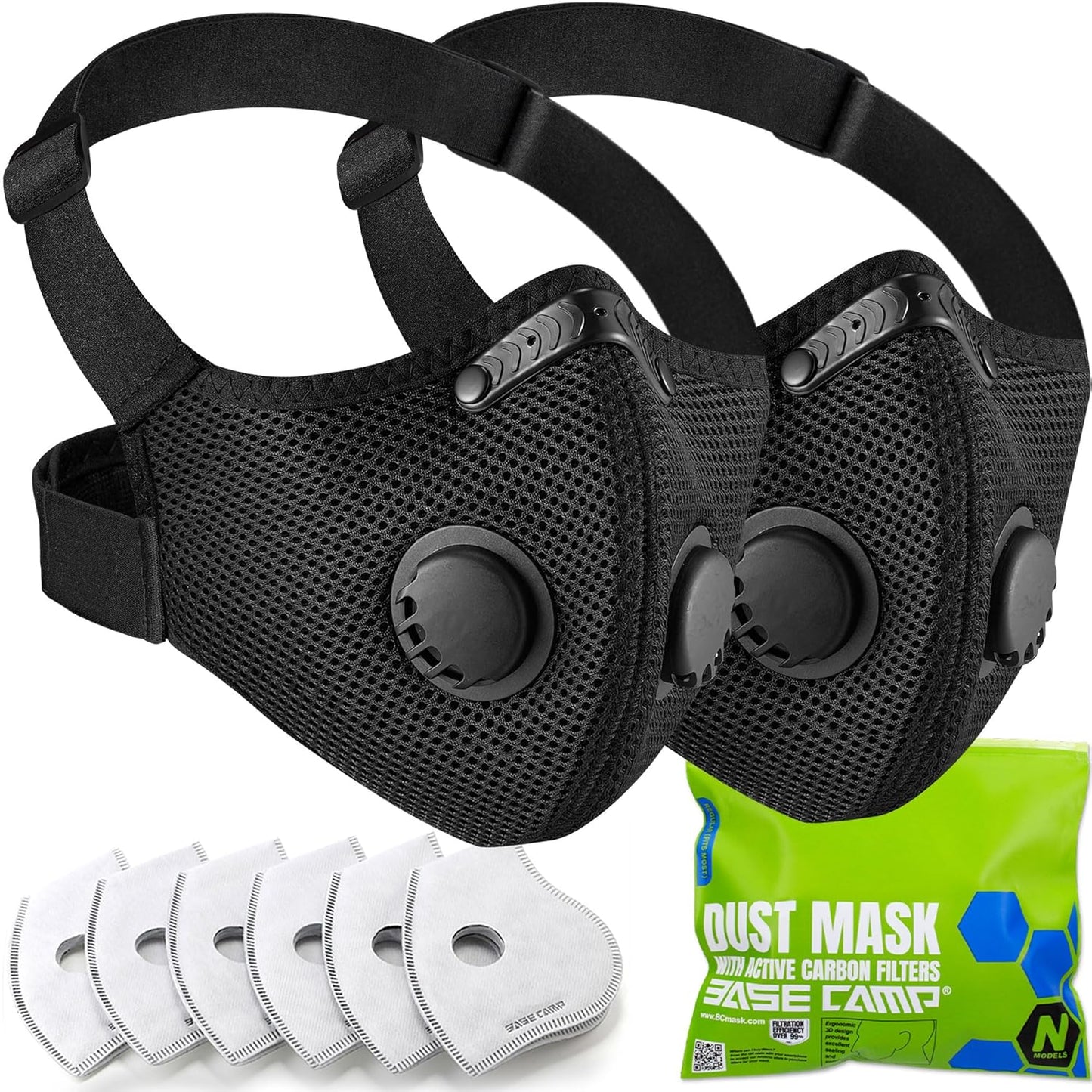 BASE CAMP M PRO Dust Mask for Comfortable All-Day Wear