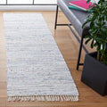 SAFAVIEH Rag Rug Runner 2ft3ft x 11ft - Handmade Boho Cotton Runner