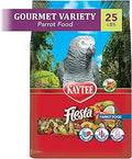 Kaytee Fiesta Parrot Food 25 pound bag - Gourmet Blend for Large Birds