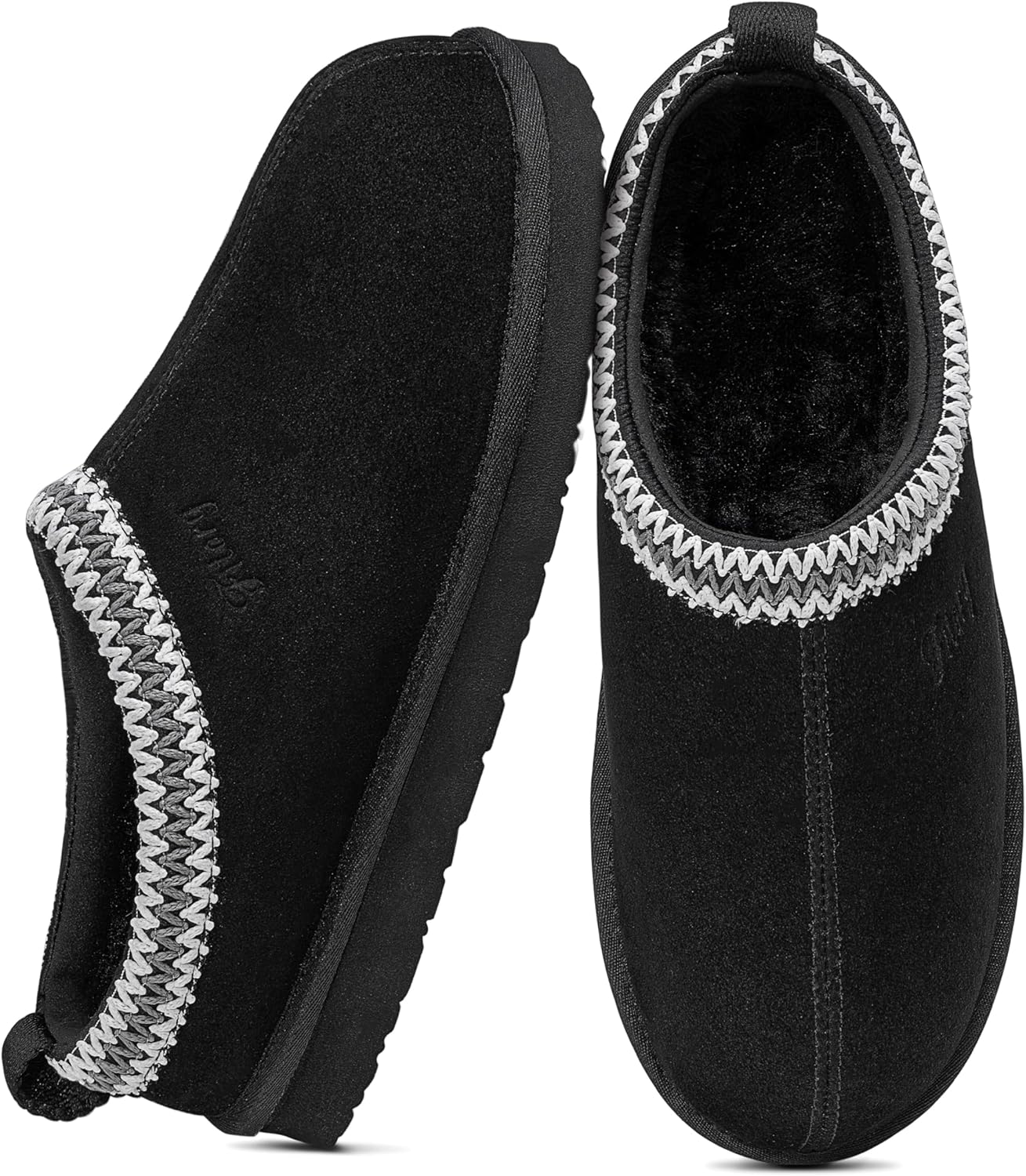 FITORY Women's Suede Slipper: Stylish Indoor Outdoor Comfort
