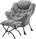 Tiita Lazy Chair with Ottoman for Comfy Living Room Relaxation